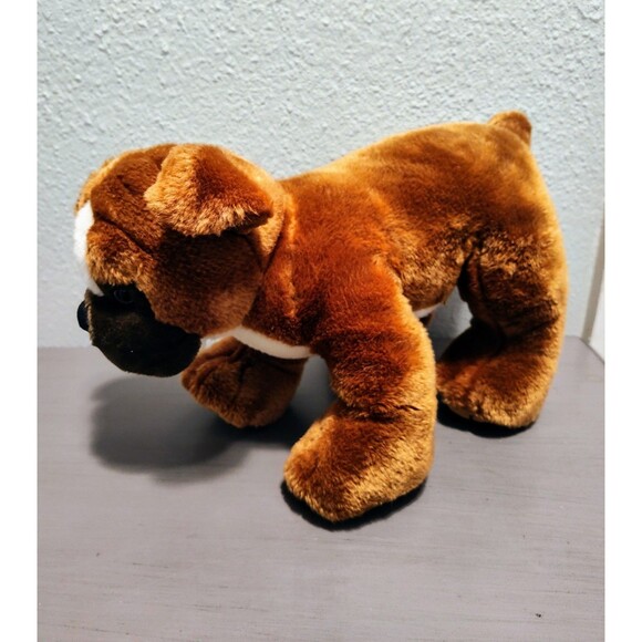 Build-A-Bear BAB Workshop Plush Brown Boxer Dog Stuffed Animal - Picture 9 of 11